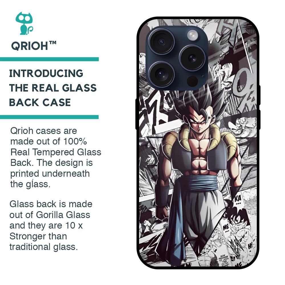 Dragon Anime Art Glass Case for iPhone 15 Pro