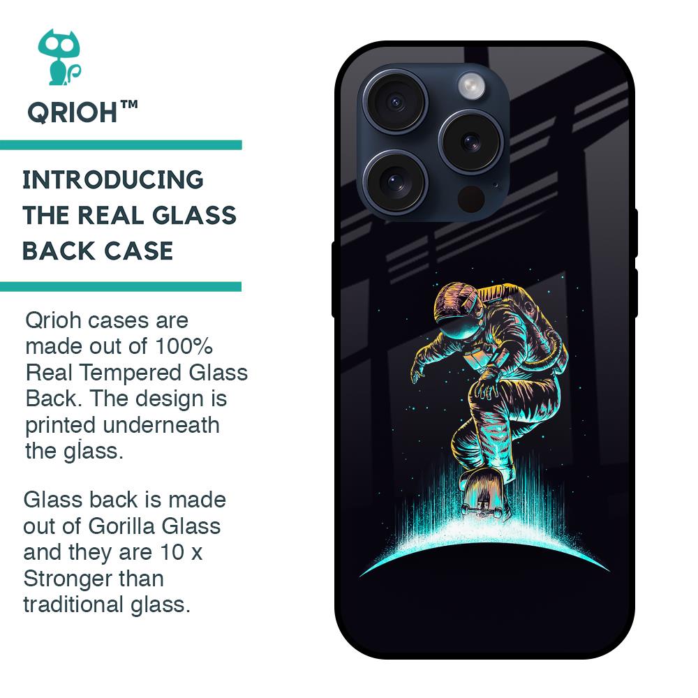 Star Ride Glass Case for iPhone 15 Pro