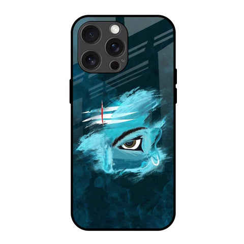 Power Of Trinetra iPhone 15 Pro Max Glass Back Cover Online