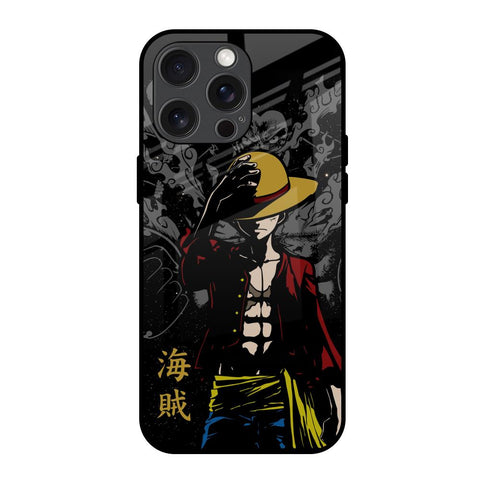 Dark Luffy iPhone 15 Pro Max Glass Back Cover Online