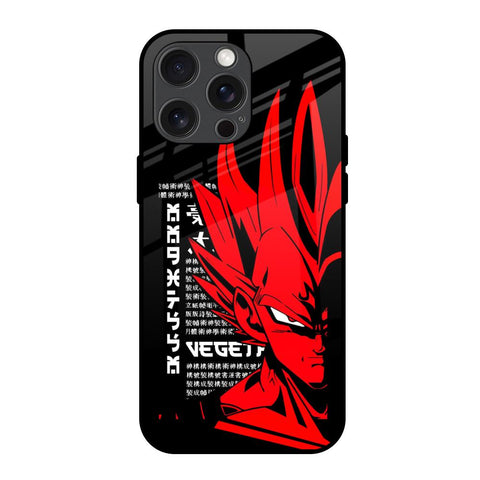 Red Vegeta iPhone 15 Pro Max Glass Back Cover Online