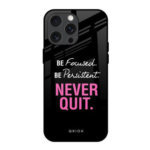 Be Focused iPhone 15 Pro Max Glass Back Cover Online