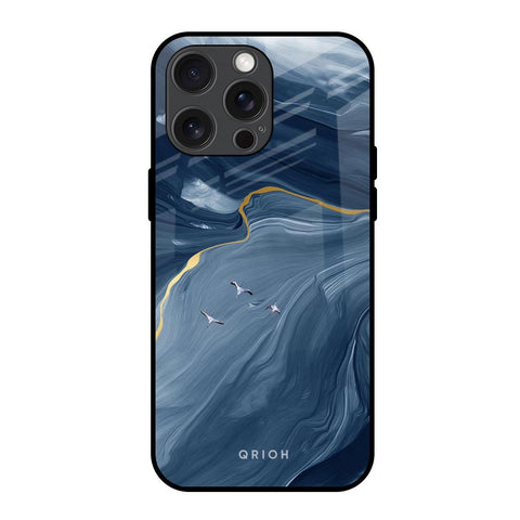 Deep Ocean Marble iPhone 15 Pro Max Glass Back Cover Online