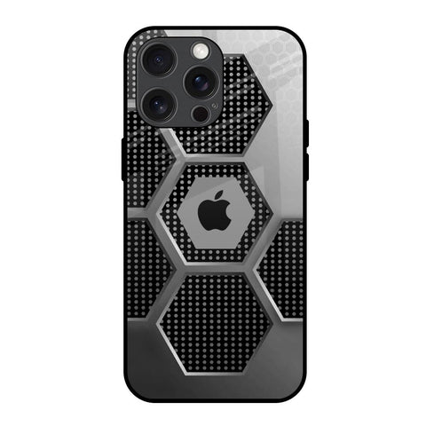 Hexagon Style iPhone 15 Pro Max Glass Back Cover Online