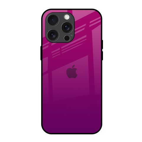 Magenta Gradient iPhone 15 Pro Max Glass Back Cover Online
