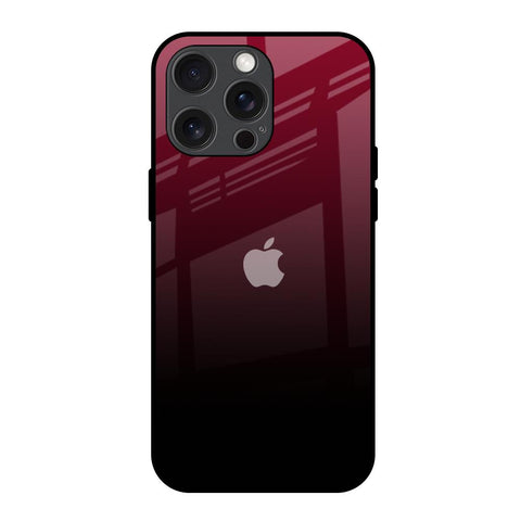 Wine Red iPhone 15 Pro Max Glass Back Cover Online