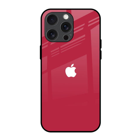 Solo Maroon iPhone 15 Pro Max Glass Back Cover Online