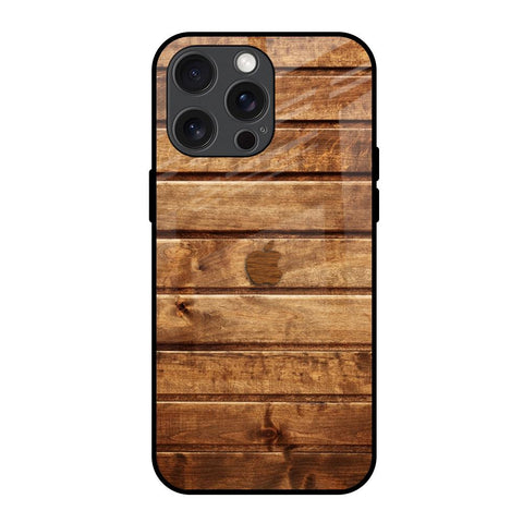 Wooden Planks iPhone 15 Pro Max Glass Back Cover Online