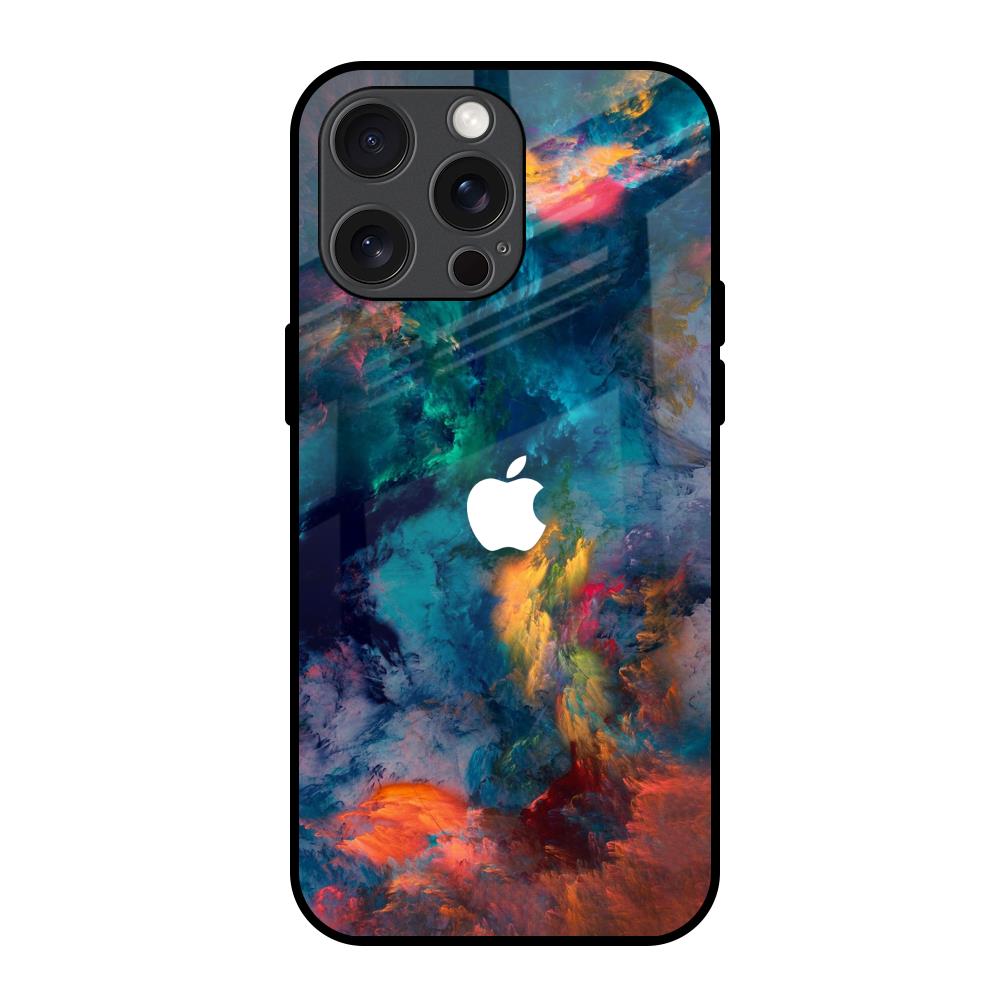 Colored Storm iPhone 15 Pro Max Glass Back Cover Online