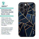Abstract Tiles Glass Case for iPhone 15 Pro Max