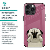Funny Pug Face Glass Case For iPhone 15 Pro Max