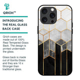 Tricolor Pattern Glass Case for iPhone 15 Pro Max