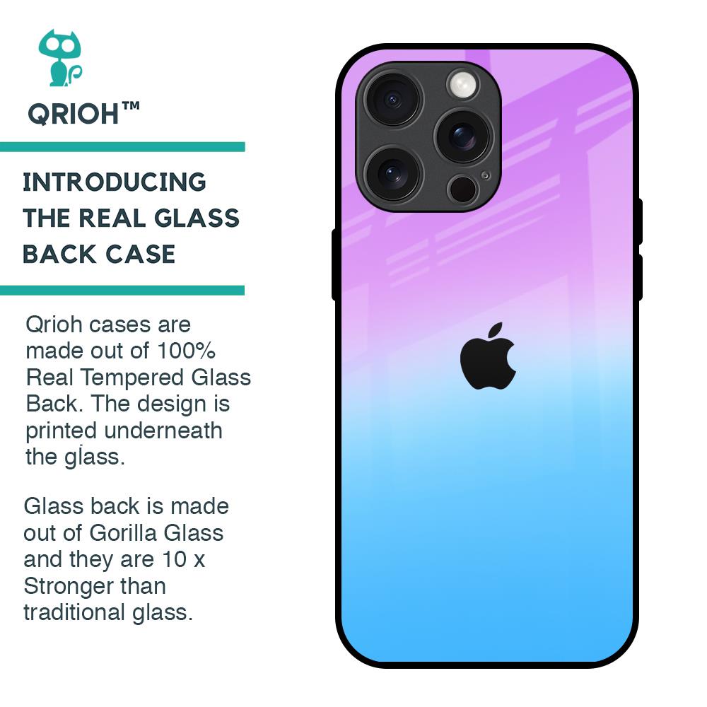 Unicorn Pattern Glass Case for iPhone 15 Pro Max