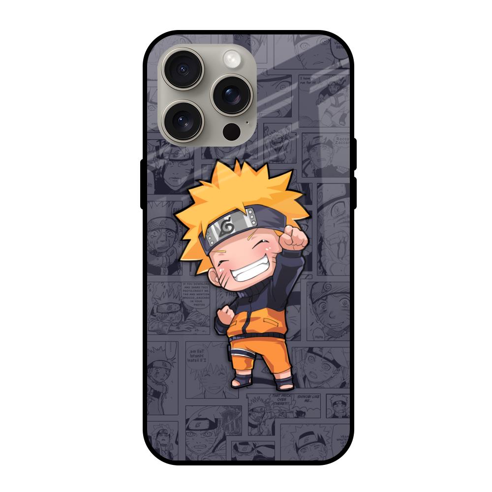 Orange Chubby iPhone 15 Pro Max Glass Back Cover Online