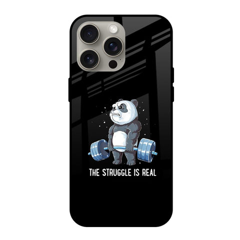 Real Struggle iPhone 15 Pro Max Glass Back Cover Online