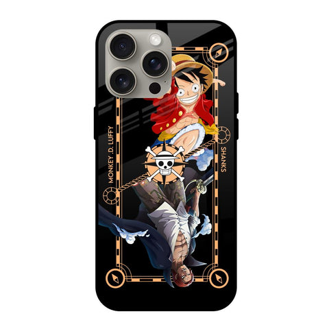 Shanks & Luffy iPhone 15 Pro Max Glass Back Cover Online