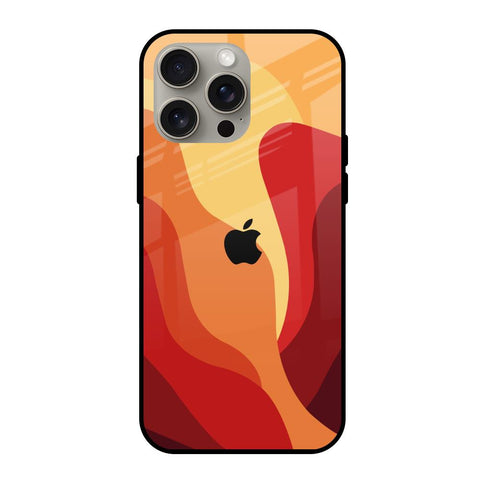 Magma Color Pattern iPhone 15 Pro Max Glass Back Cover Online