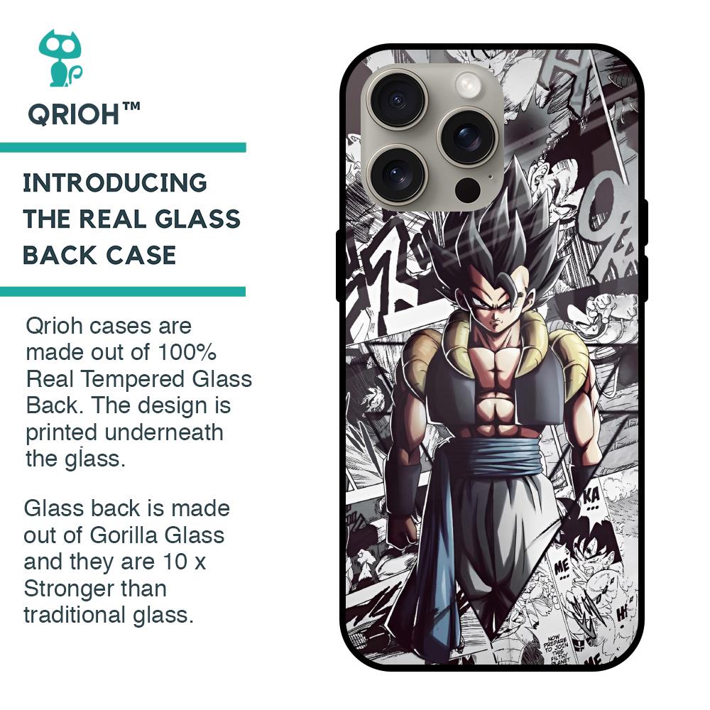 Dragon Anime Art Glass Case for iPhone 15 Pro Max
