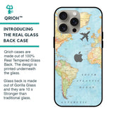 Fly Around The World Glass Case for iPhone 15 Pro Max