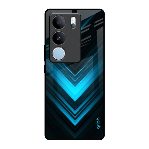 Vertical Blue Arrow Vivo V29 5G Glass Back Cover Online