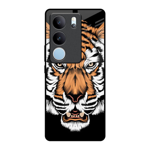 Angry Tiger Vivo V29 5G Glass Back Cover Online