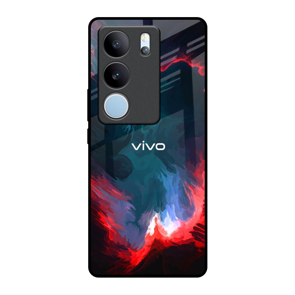 Brush Art Glass Case For Vivo V29 5G - Main Image