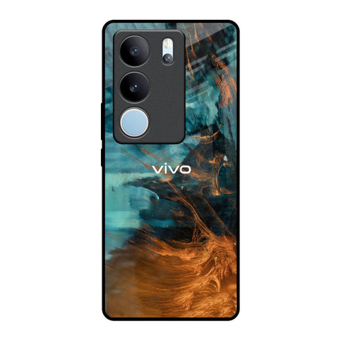 Golden Splash Vivo V29 5G Glass Back Cover Online