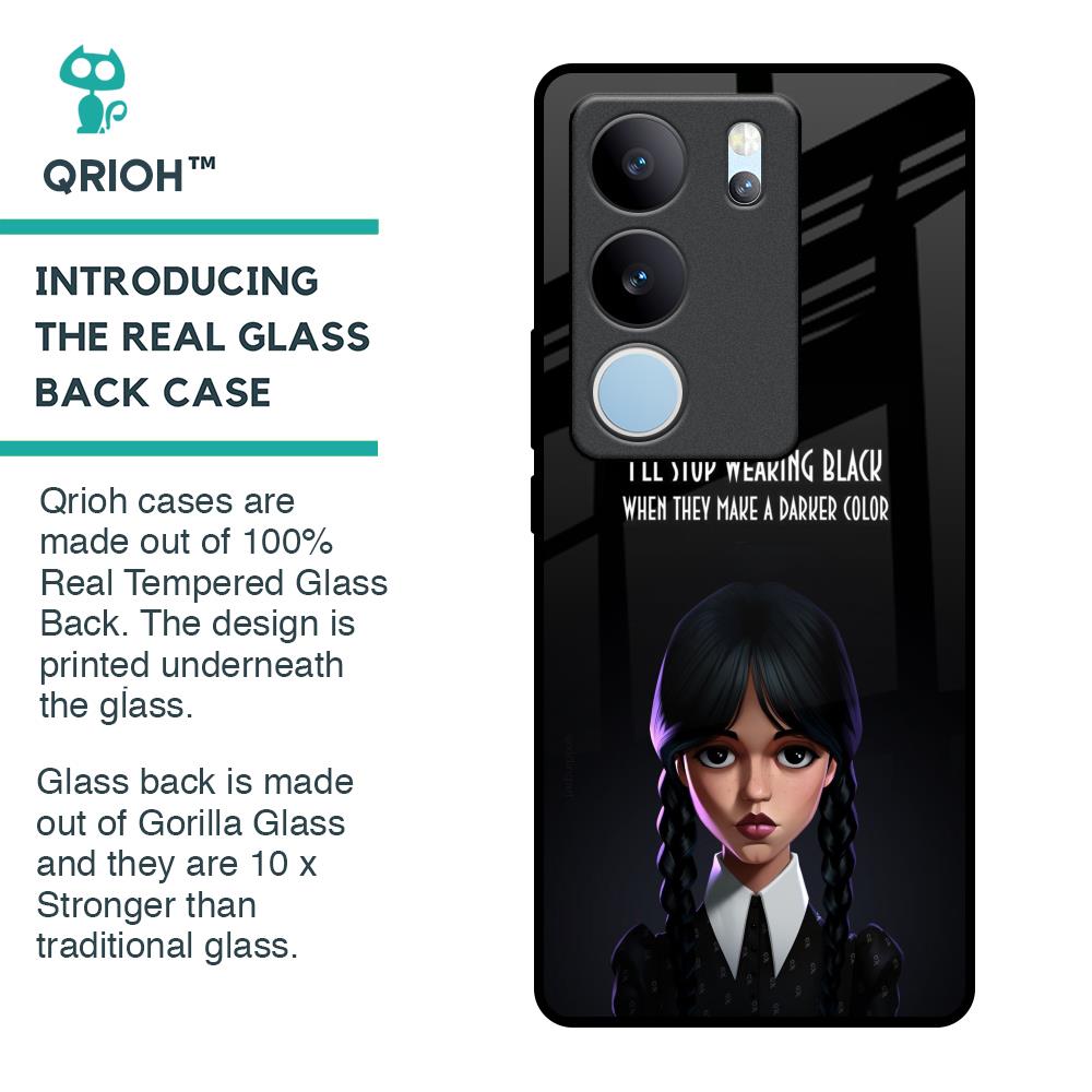 Aesthetic Digital Art Glass Case for Vivo V29 5G