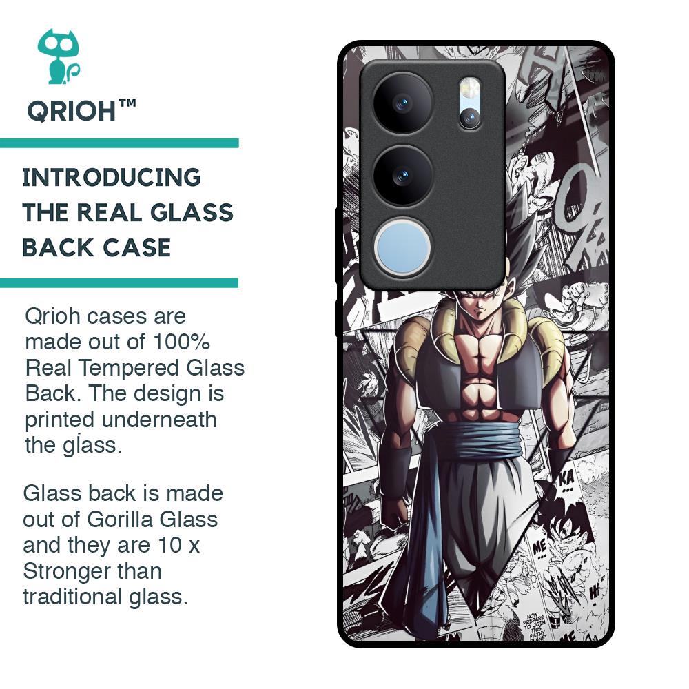 Dragon Anime Art Glass Case for Vivo V29 5G