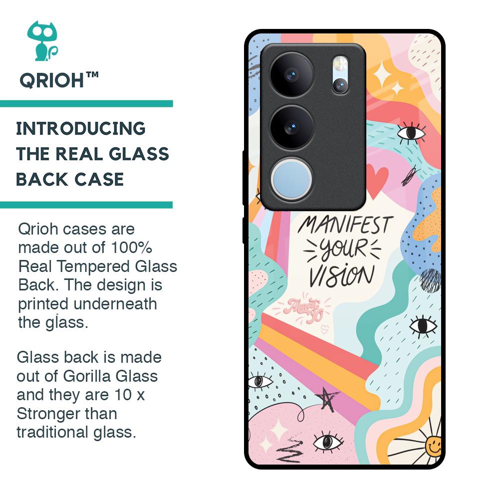 Vision Manifest Glass Case for Vivo V29 5G