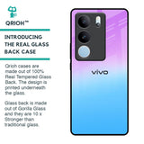 Unicorn Pattern Glass Case for Vivo V29 5G