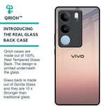 Golden Mauve Glass Case for Vivo V29 5G