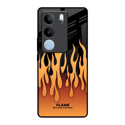 Fire Flame Vivo V29 Pro 5G Glass Back Cover Online