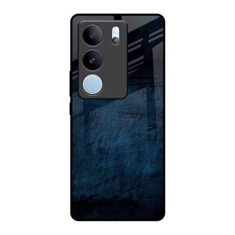 Dark Blue Grunge Vivo V29 Pro 5G Glass Back Cover Online