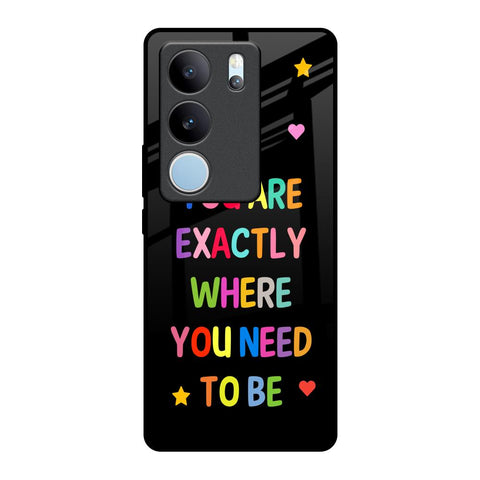 Magical Words Vivo V29 Pro 5G Glass Back Cover Online