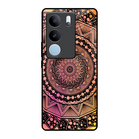 Floral Mandala Vivo V29 Pro 5G Glass Back Cover Online