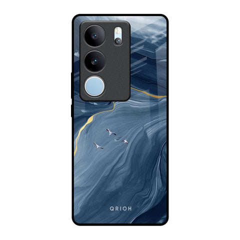 Deep Ocean Marble Vivo V29 Pro 5G Glass Back Cover Online