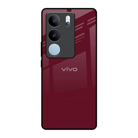 Classic Burgundy Vivo V29 Pro 5G Glass Back Cover Online