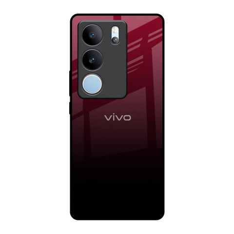 Wine Red Vivo V29 Pro 5G Glass Back Cover Online