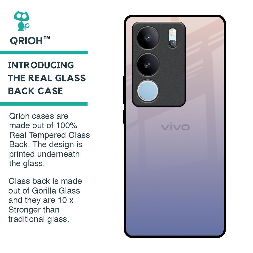 Rose Hue Glass Case for Vivo V29 Pro 5G