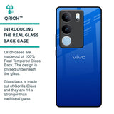 Egyptian Blue Glass Case for Vivo V29 Pro 5G