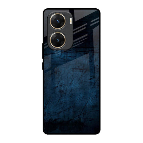 Dark Blue Grunge Vivo V29e 5G Glass Back Cover Online
