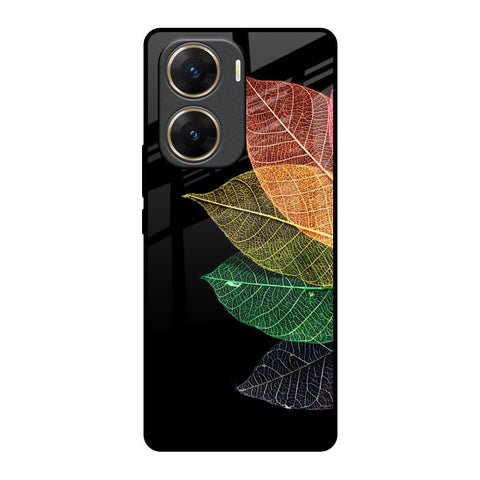 Colorful Leaves Vivo V29e 5G Glass Back Cover Online