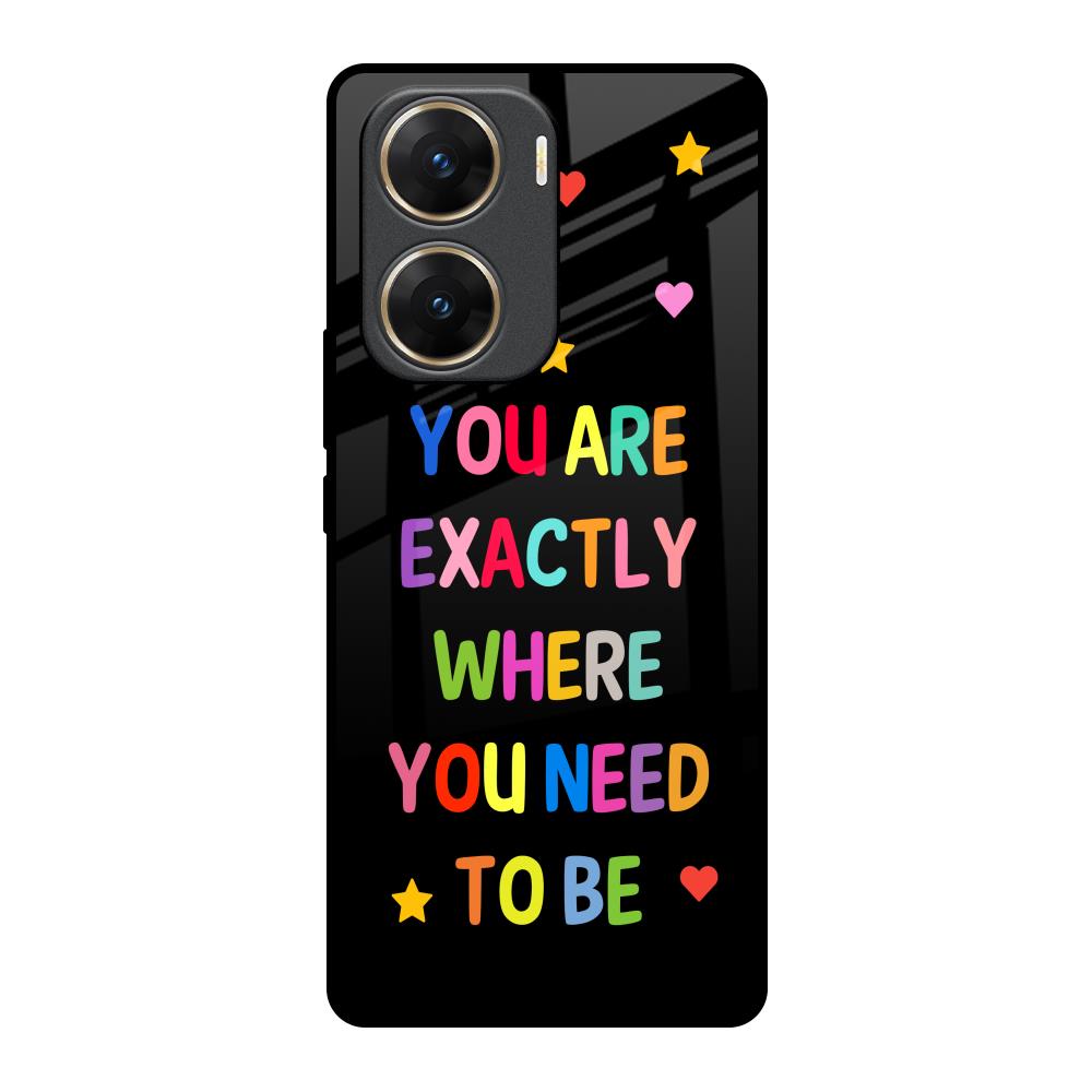 Magical Words Vivo V29e 5G Glass Back Cover Online