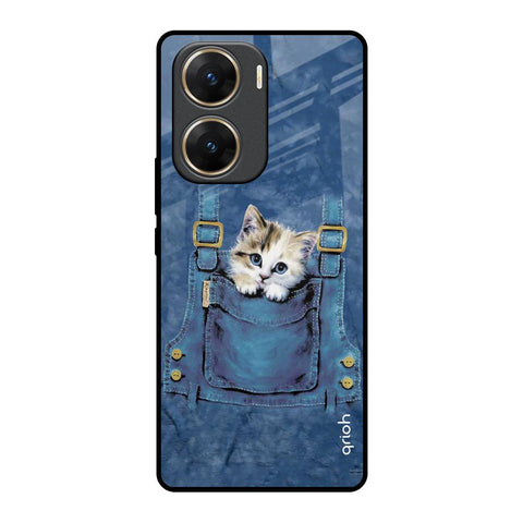 Kitty In Pocket Vivo V29e 5G Glass Back Cover Online