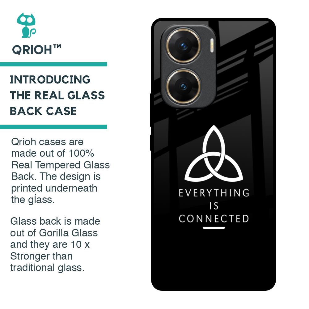 Everything Is Connected Glass Case for Vivo V29e 5G