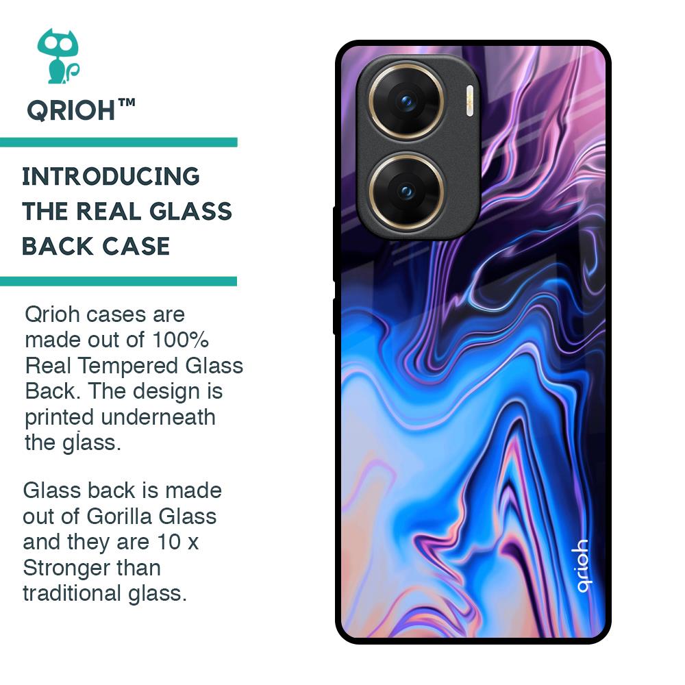 Psychic Texture Glass Case for Vivo V29e 5G