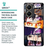 Anime Eyes Glass Case for Vivo V29e 5G