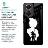 Monochrome Goku Glass Case for Vivo V29e 5G
