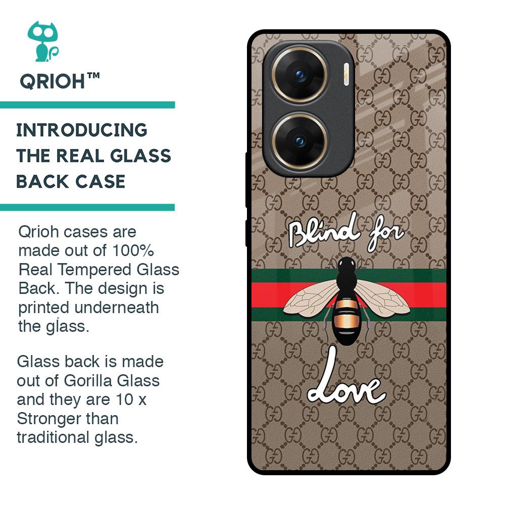 Blind For Love Glass Case for Vivo V29e 5G